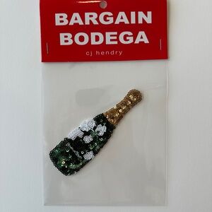 CJ Hendry Bargain Bodega Champagne sequin patch